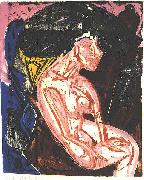 Ernst Ludwig Kirchner Female lover Spain oil painting artist
